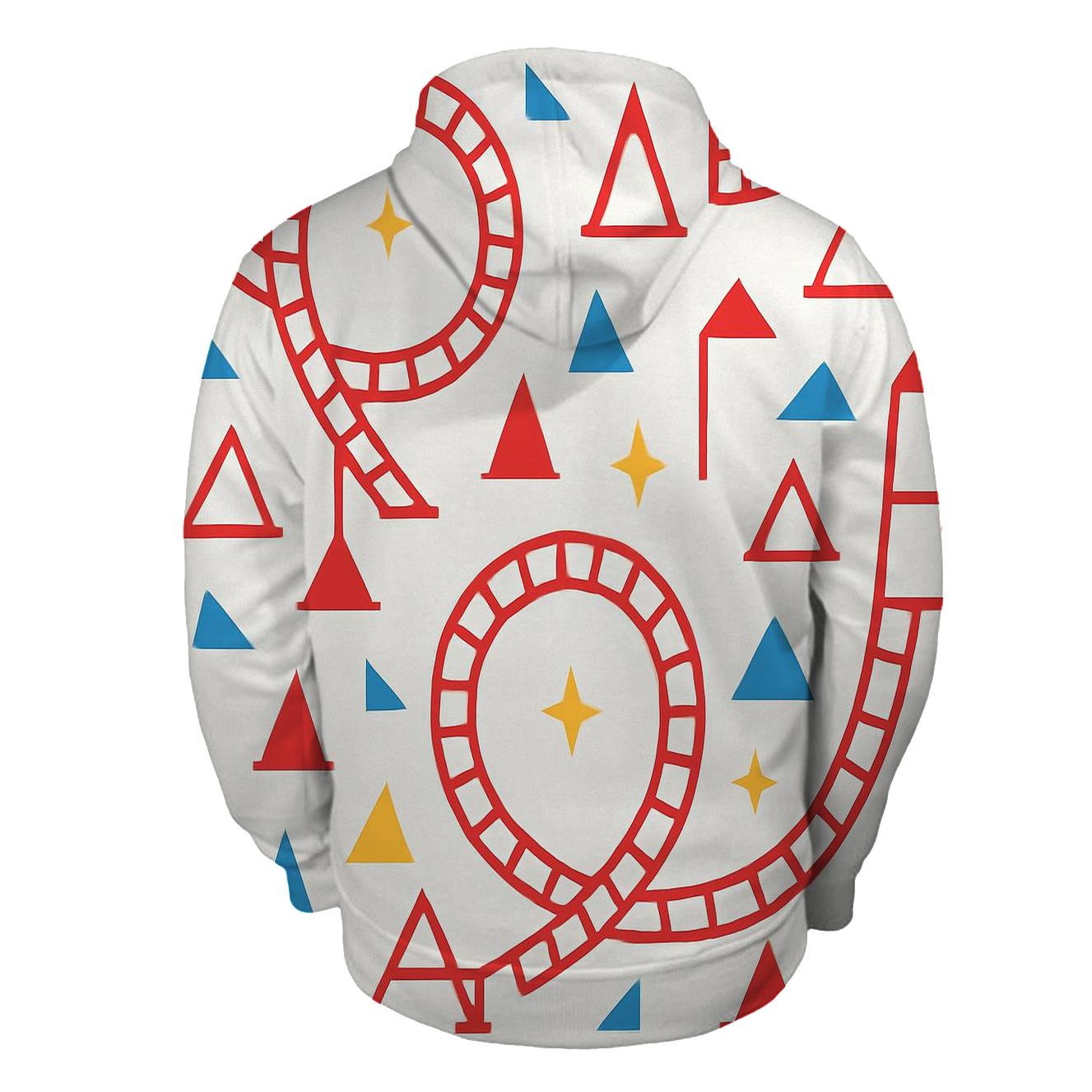 Electric Coaster Polygon Track embroidered hoodies