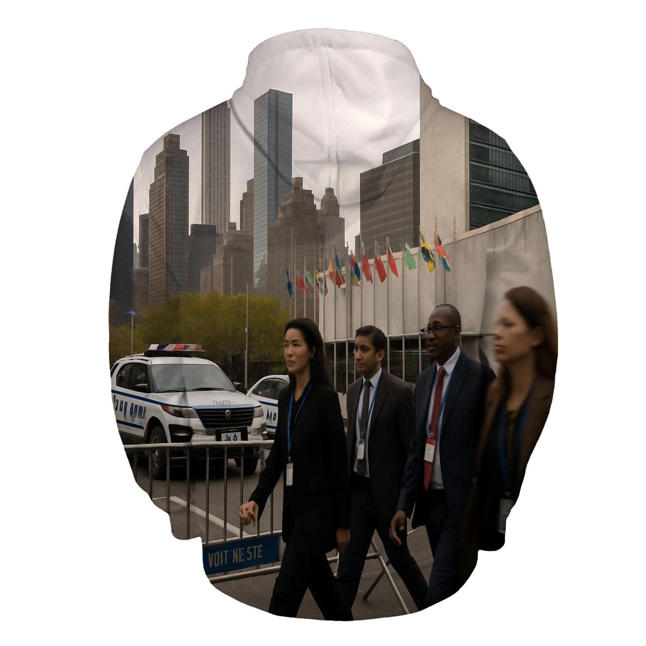 UN General Assembly Week Midtown Security Perimeter Skyline hoodie designs