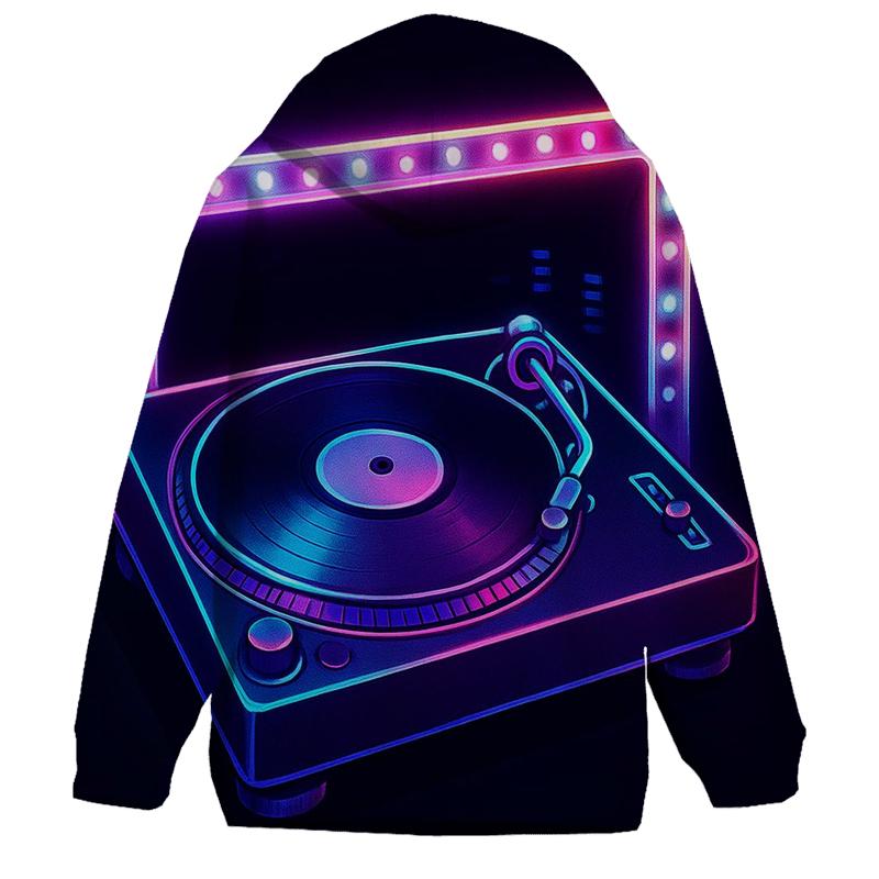 Neon Marquee Turntable custom hoodies