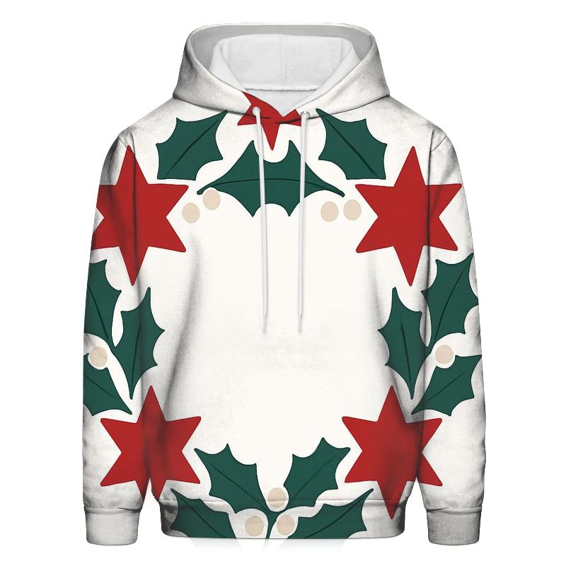 Star Of Bethlehem Geometry Wreath premium hoodies