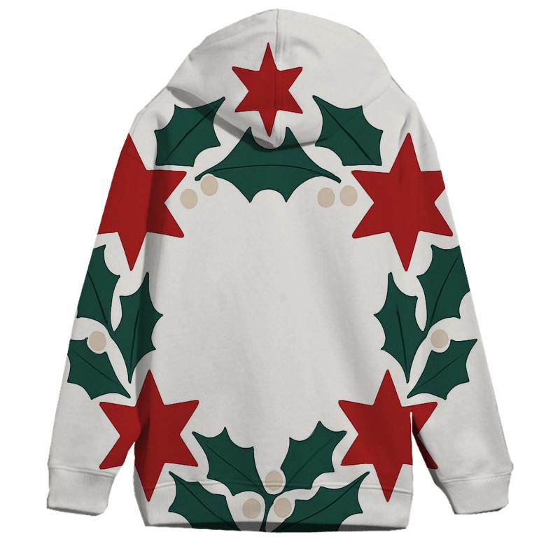Star Of Bethlehem Geometry Wreath premium hoodies