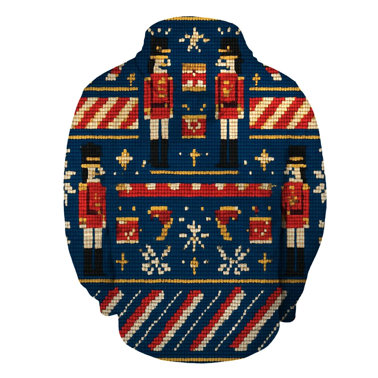 Nutcracker Carousel Stripe Mosaic Design hoodie designs