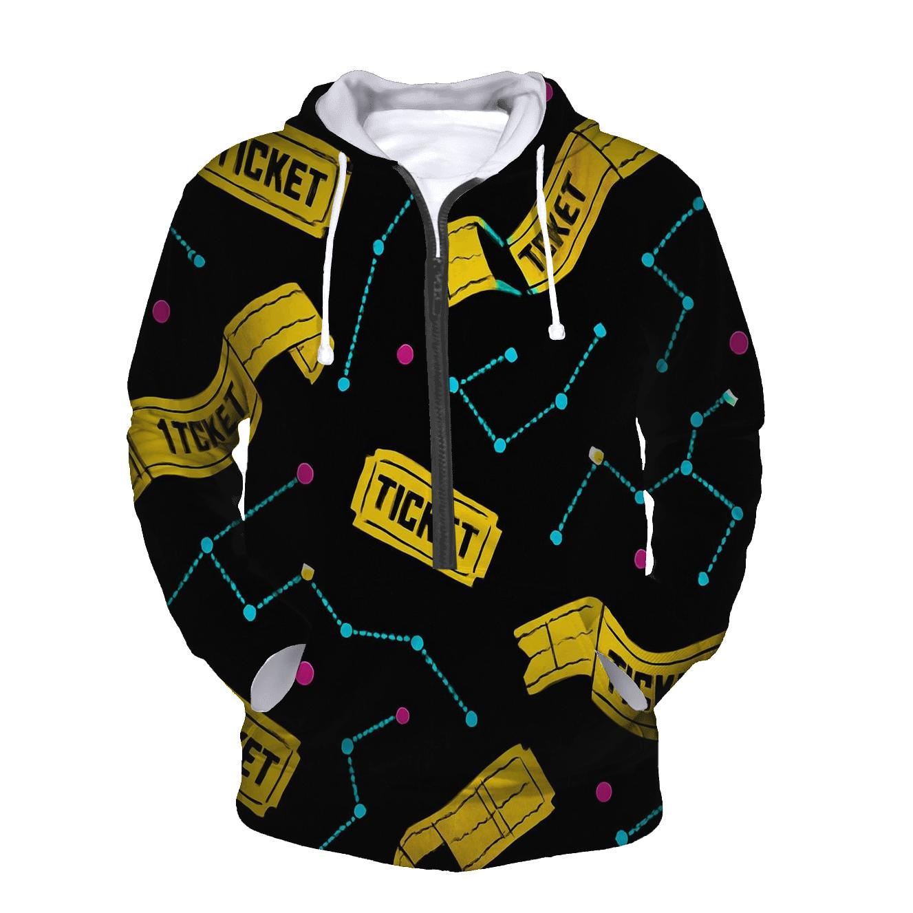 Arcade Prize Ticket Constellations lightweight hoodies