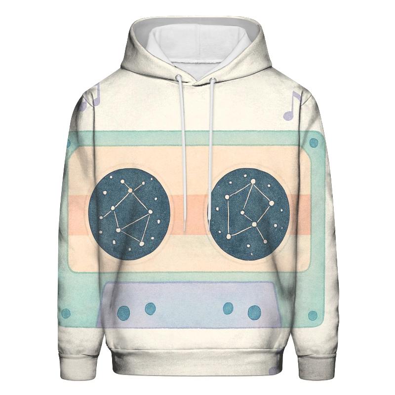 Cassette Constellation Map premium hoodies