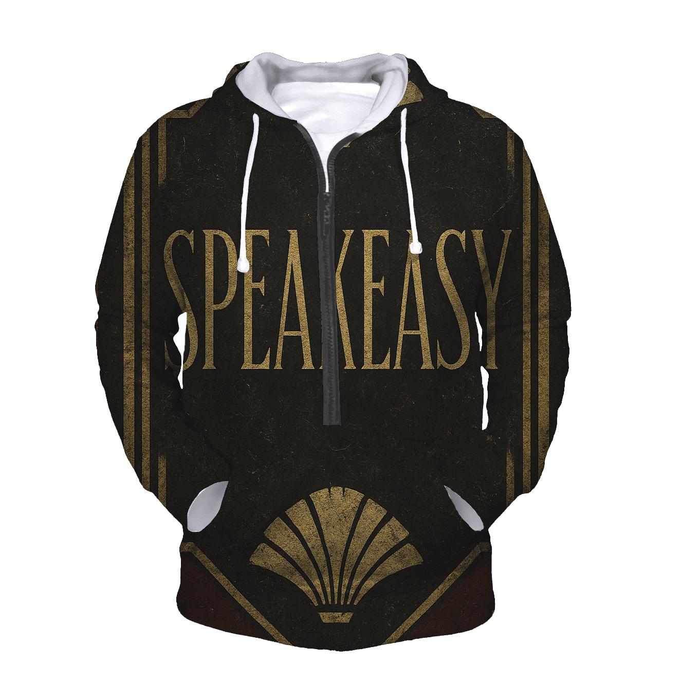 Art Deco 1920s Speakeasy Entrance Sign Graphic pullover hoodies