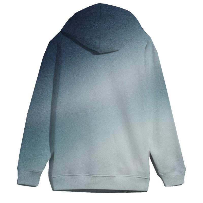 Moonlit Ice Drift designer hoodies