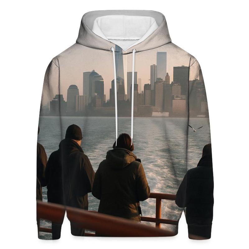 Staten Island Ferry Wake Toward Lower Manhattan hoodie styles