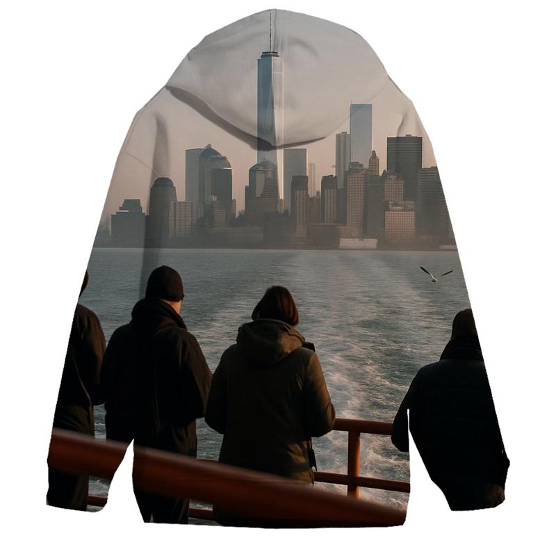 Staten Island Ferry Wake Toward Lower Manhattan hoodie styles