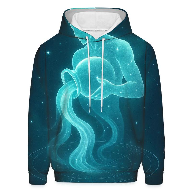 Aquarius Water Bearer Nebula Pour hoodie designs