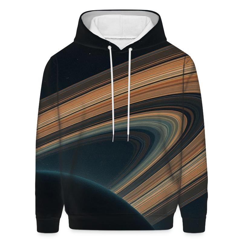 Ring Plane Horizon Bands printed hoodies
