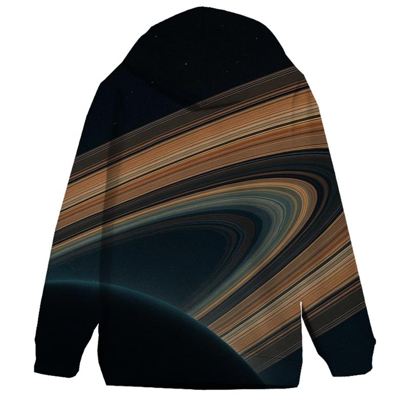 Ring Plane Horizon Bands printed hoodies