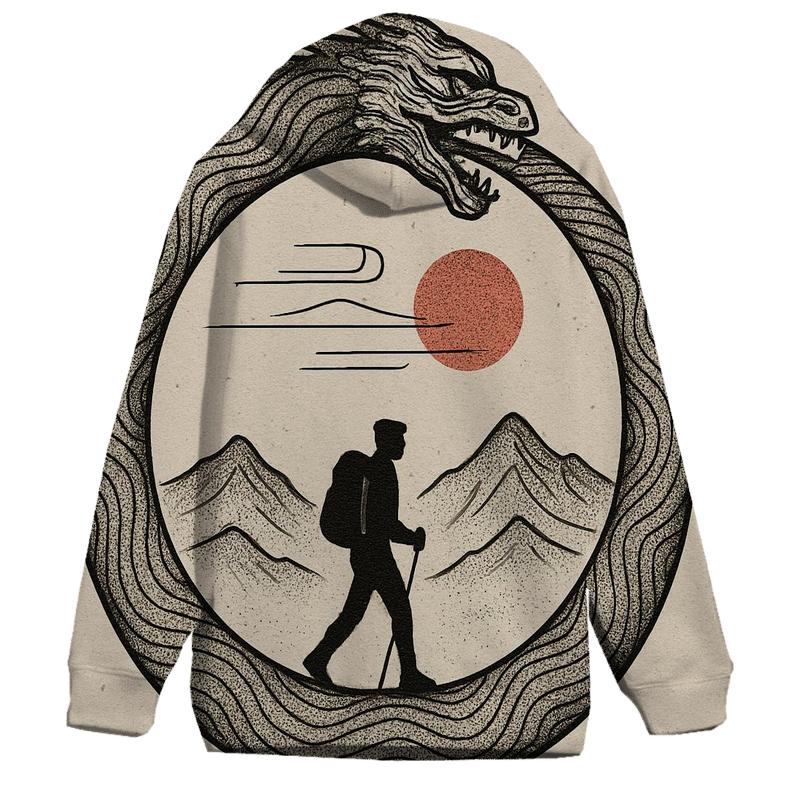 Mountain Ink Ouroboros Trail zip-up hoodies