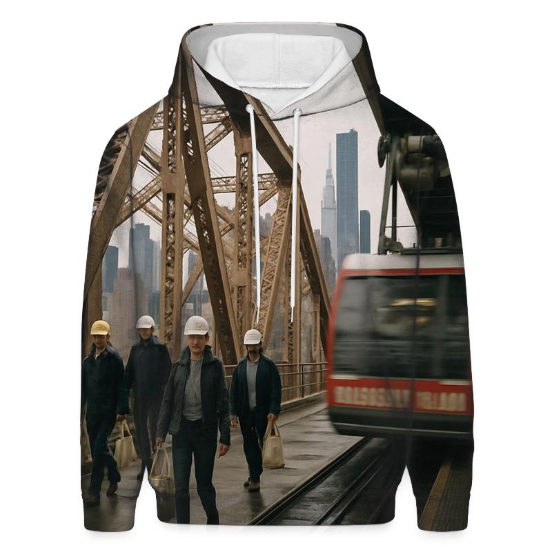 Queensboro Bridge Steel Framing The Midtown Towers hoodie designs