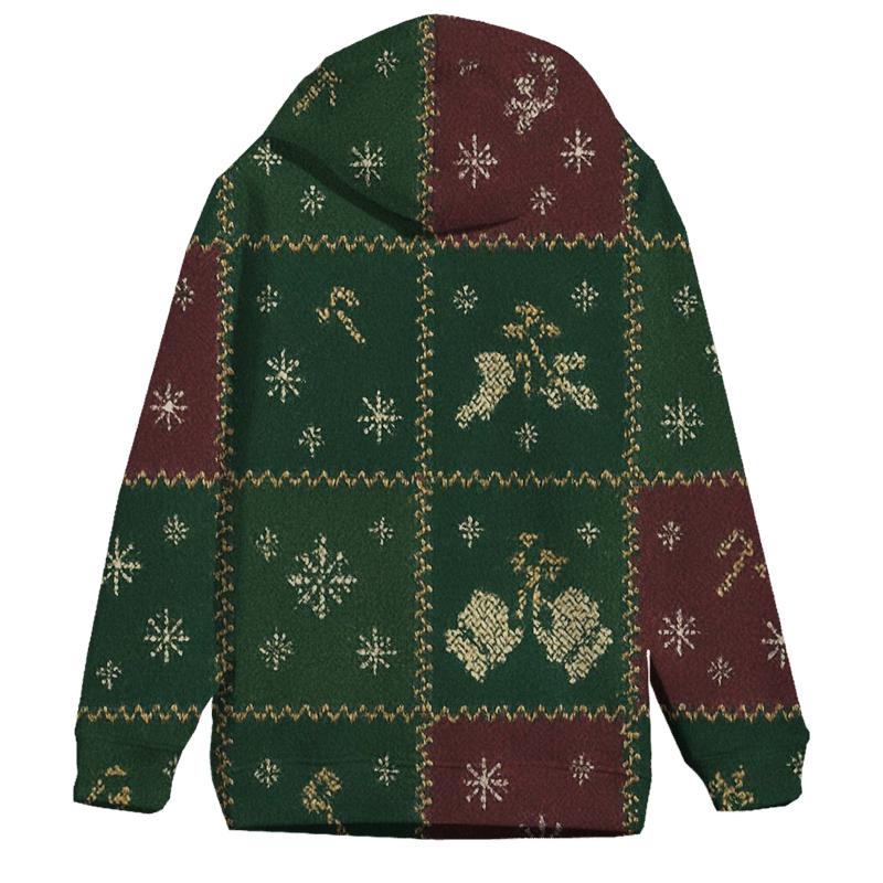 Mistletoe Mittens Patchwork Parade Design graphic hoodies