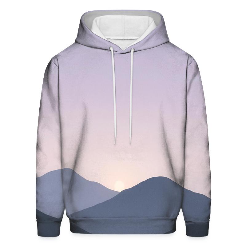 Mountain Silence Gradient hoodie styles