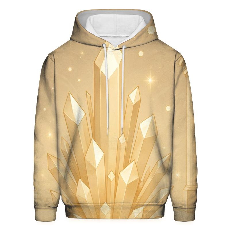 Champagne Crystal Atrium graphic hoodies