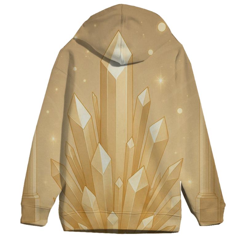 Champagne Crystal Atrium graphic hoodies
