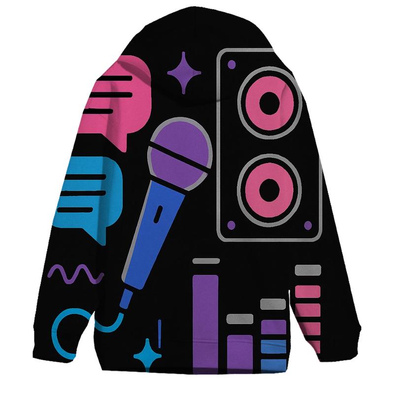 Chrome Karaoke Night Icons hoodies fashion