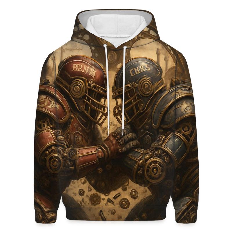 Clockwork Stadium Duel In A Mechanical Arena pullover hoodies