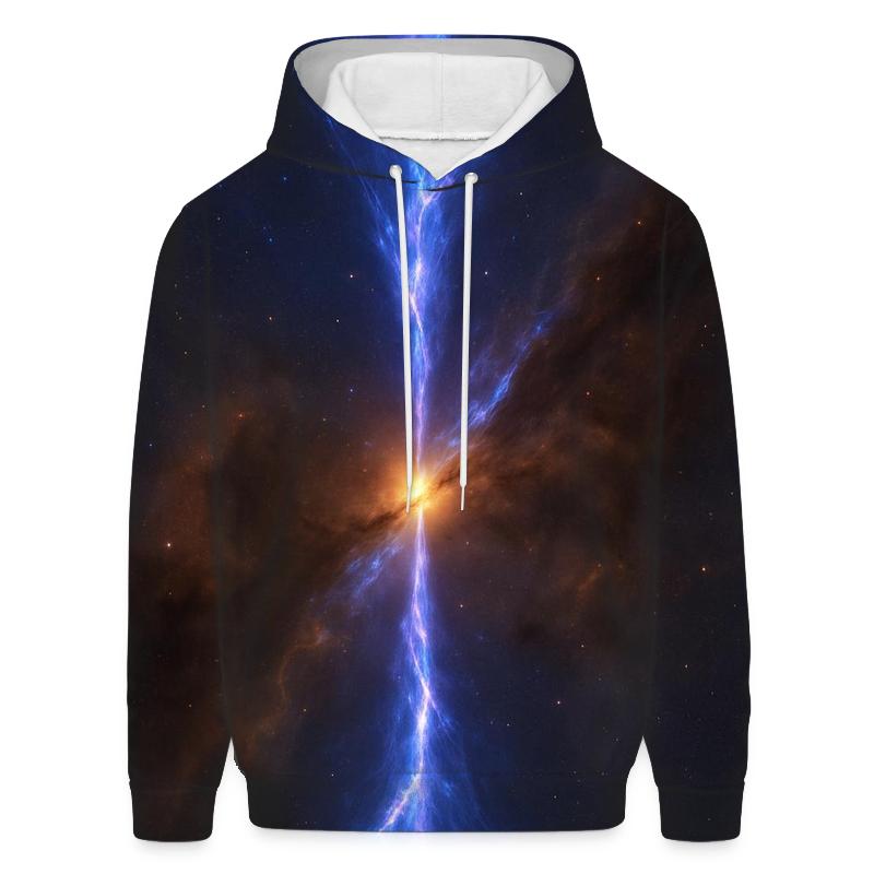 Bipolar Jet Outflow Sheets embroidered hoodies