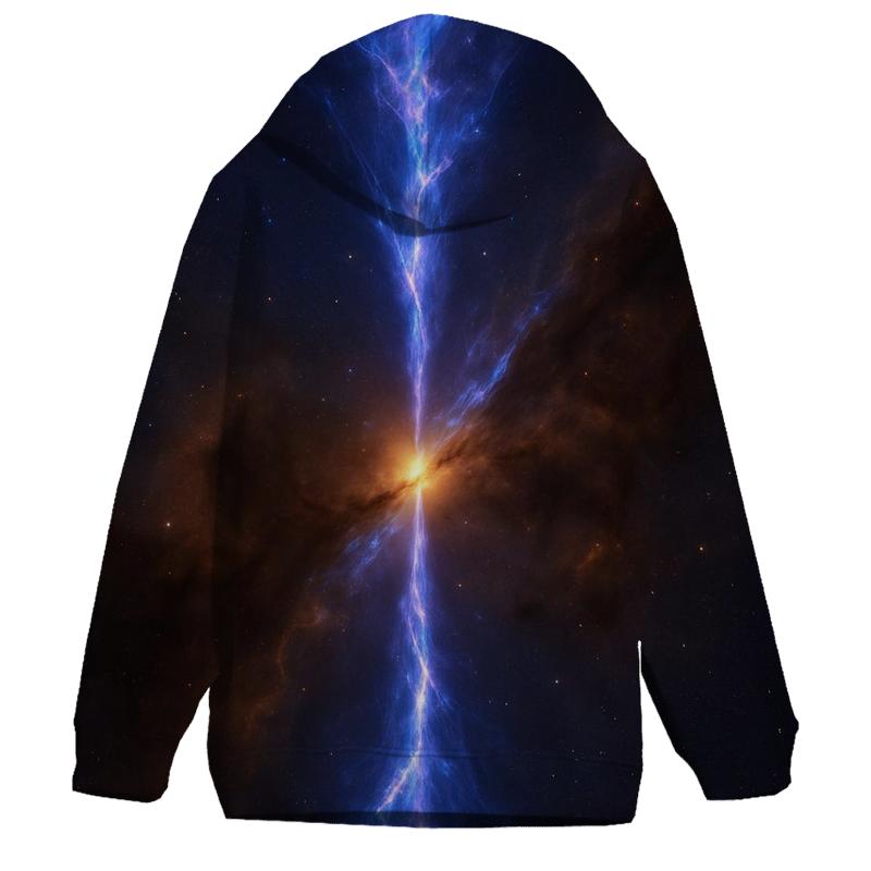 Bipolar Jet Outflow Sheets embroidered hoodies