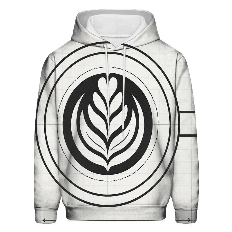 Latte Rosette Blueprint hoodie trends