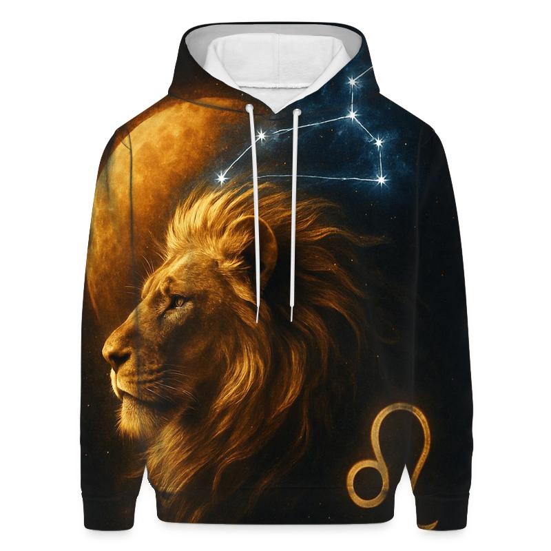 Leo Solar Crown Constellation Roar hoodie styles