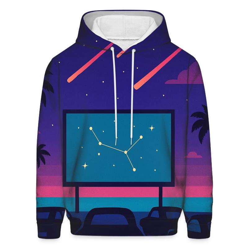 Drive In Meteor Shower Night designer hoodies