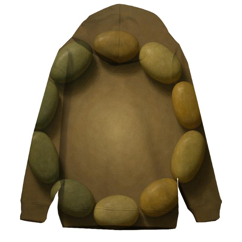 Circle Of Listening Stones premium hoodies