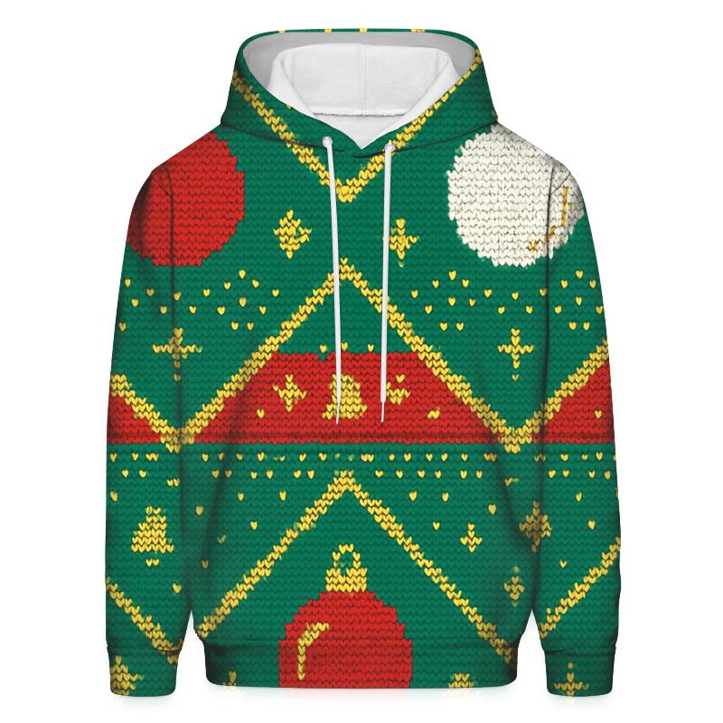 Ornament Chaos Chevron Stack Design zip-up hoodies