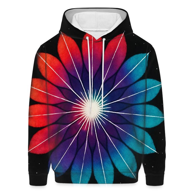 Mandala Sunburst Pulsar Crown pullover hoodies