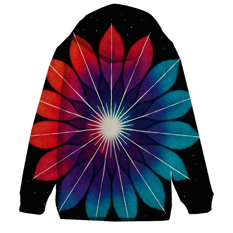 Mandala Sunburst Pulsar Crown pullover hoodies