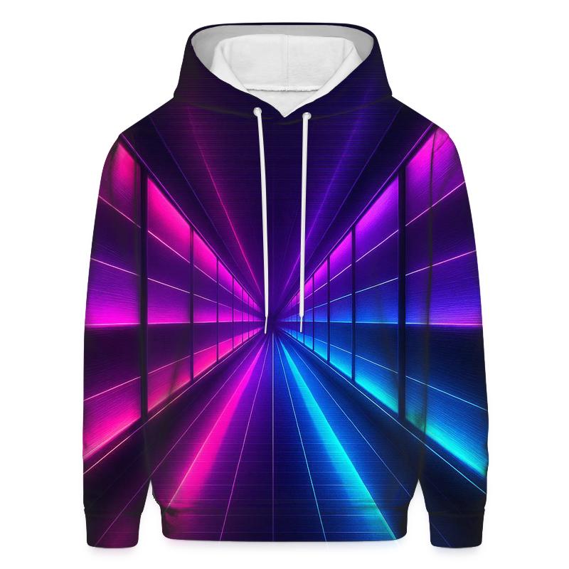 Neon Plasma Corridor hoodie trends