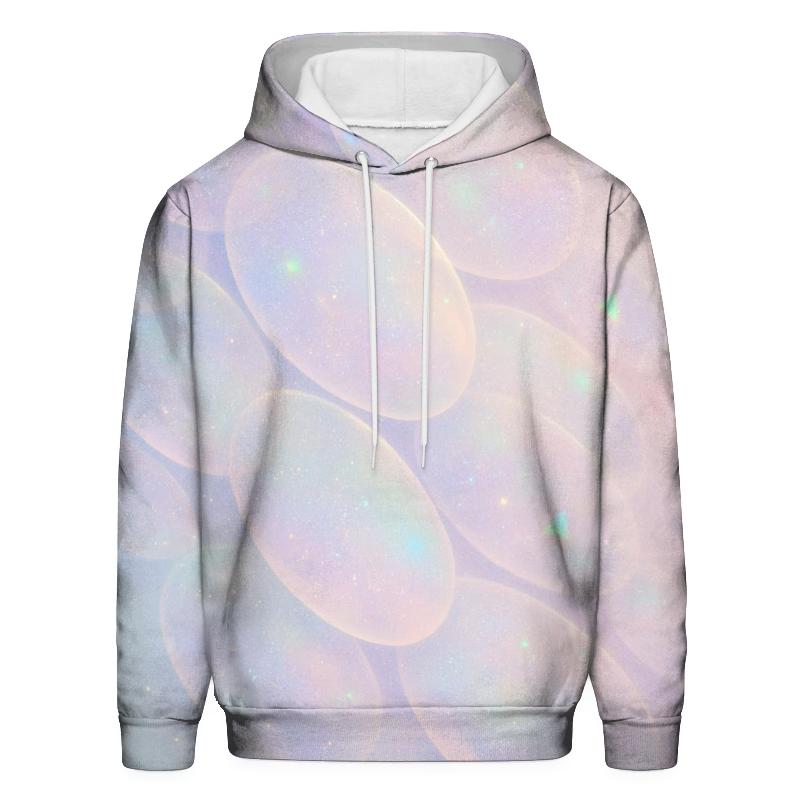 Opaline Aurora Veil printed hoodies
