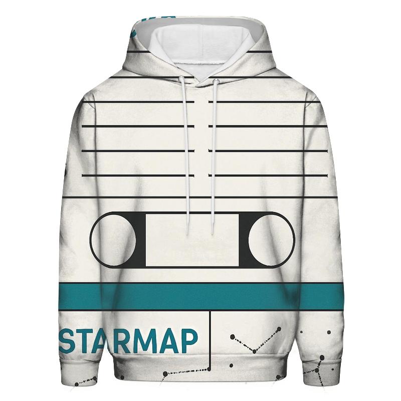 Cassette J Card Star Map custom hoodies