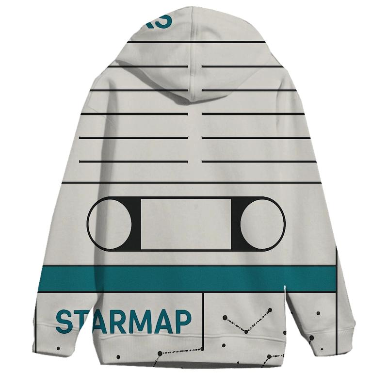 Cassette J Card Star Map custom hoodies