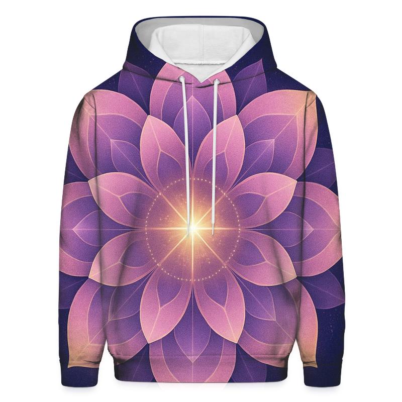 Lotus Like Star Bloom lightweight hoodies
