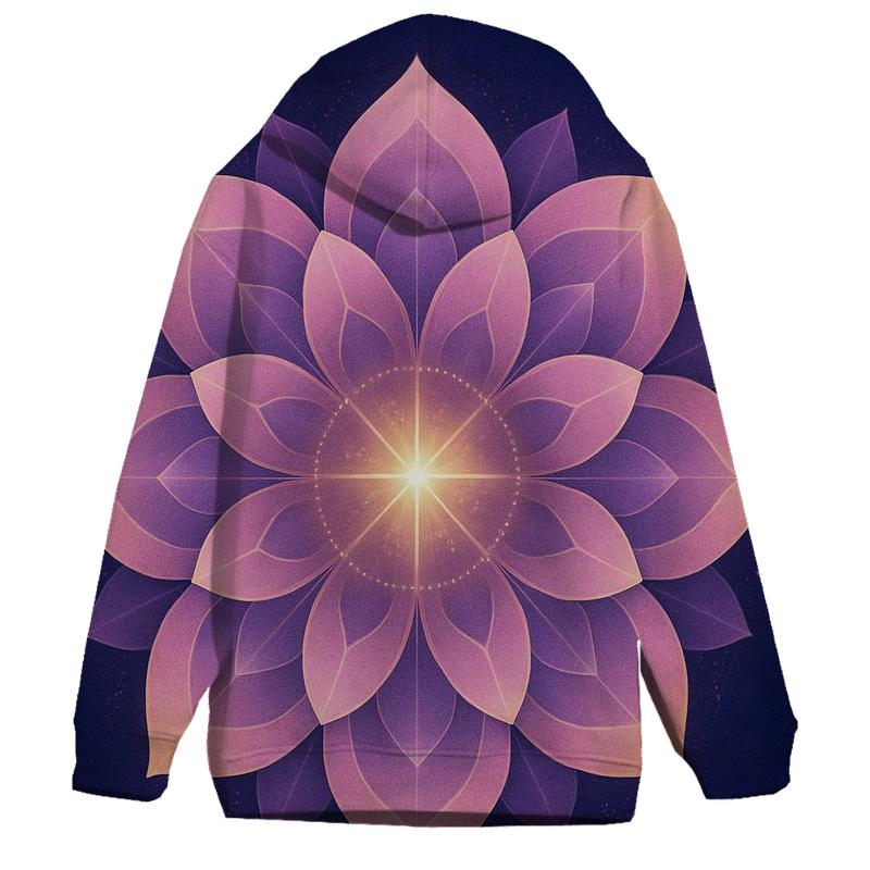 Lotus Like Star Bloom lightweight hoodies