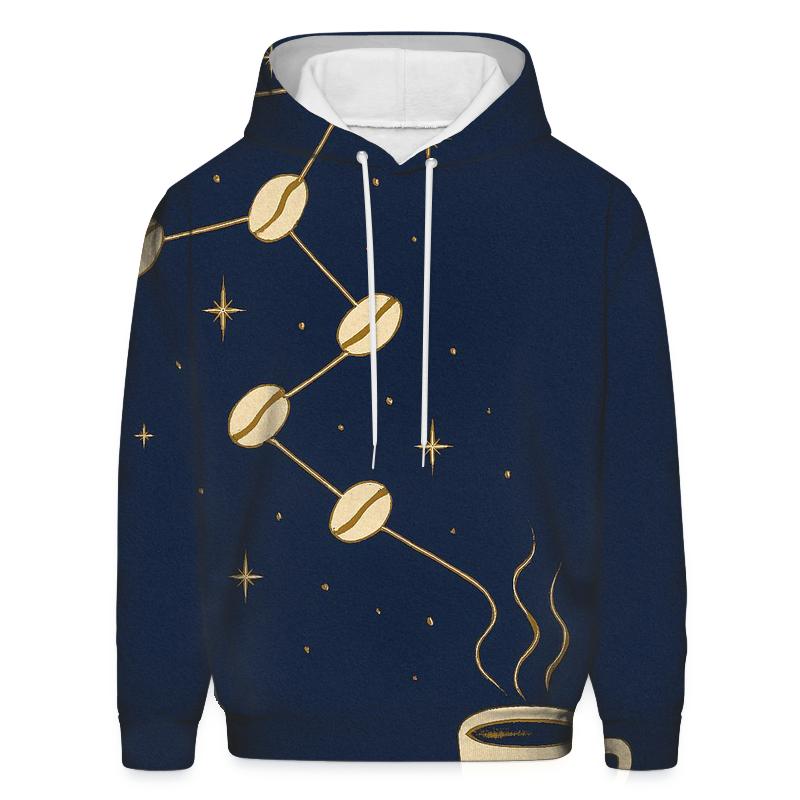 Bean Constellation Path printed hoodies