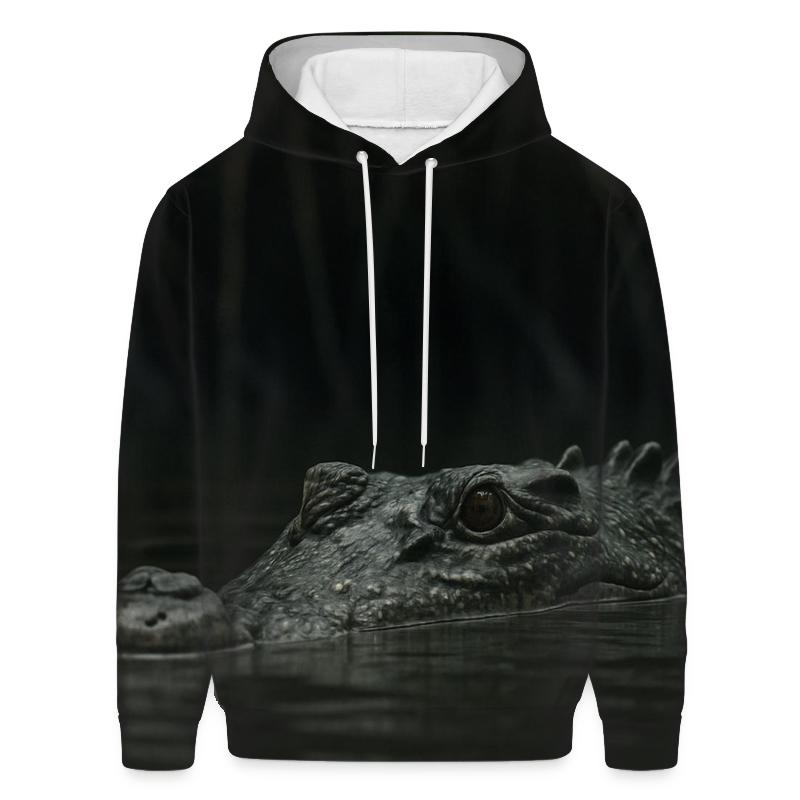 Mangrove Edge Saltwater Crocodile Surface lightweight hoodies