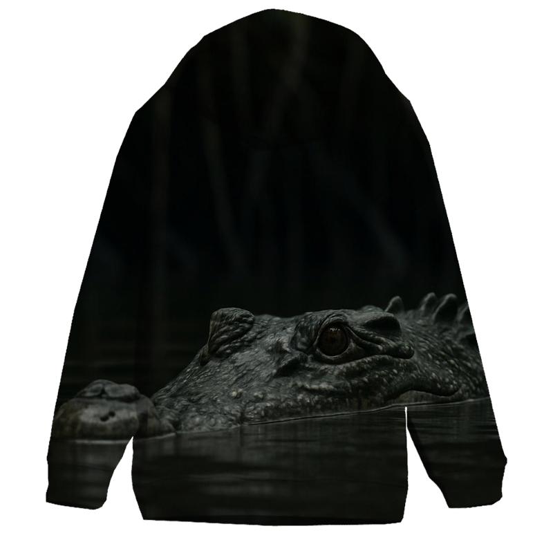 Mangrove Edge Saltwater Crocodile Surface lightweight hoodies