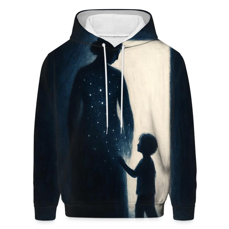 The Doorway She Became When Fear Had No Exit lightweight hoodies