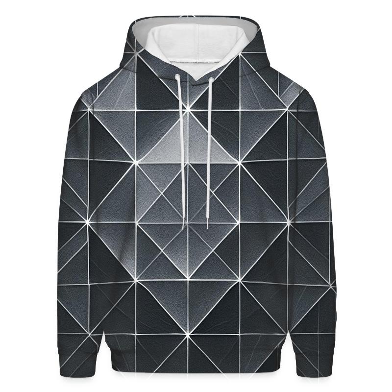 Silver Facet Blueprint Glow pullover hoodies