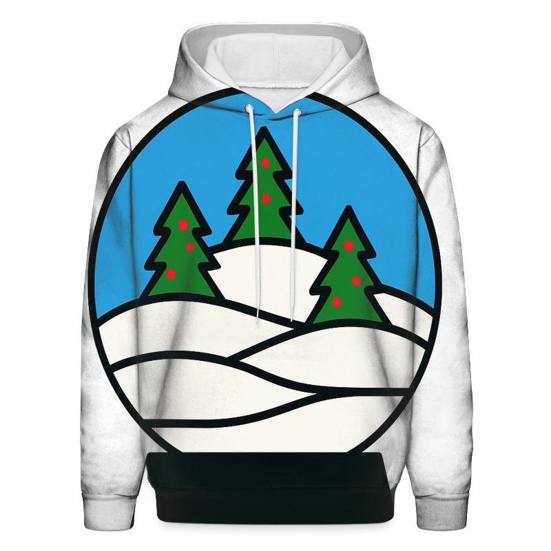 Snow Globe Circle Layers pullover hoodies