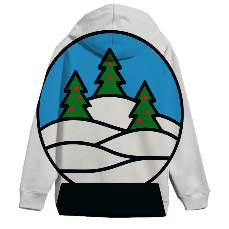 Snow Globe Circle Layers pullover hoodies