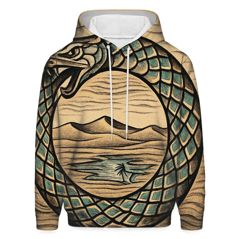 Desert Mirror Ouroboros Mirage heavyweight hoodies