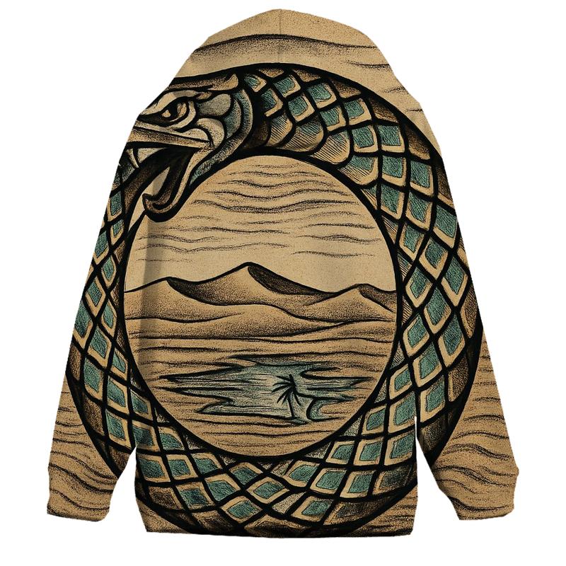 Desert Mirror Ouroboros Mirage heavyweight hoodies