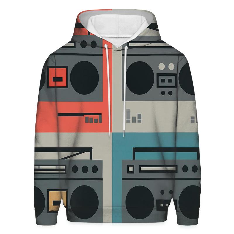 Boombox Block Color Stack hoodie designs