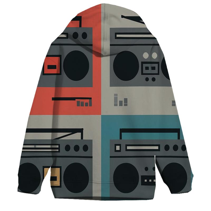 Boombox Block Color Stack hoodie designs