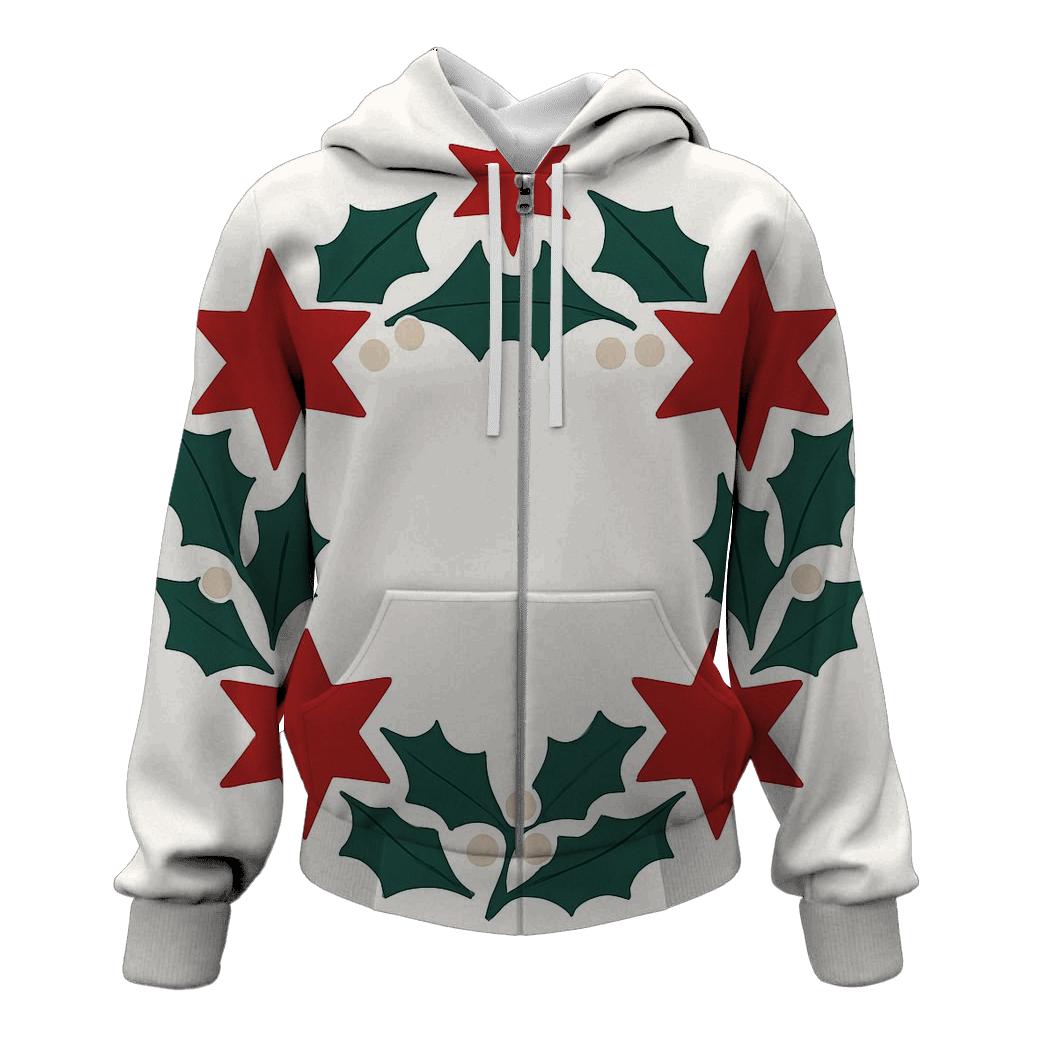 Star Of Bethlehem Geometry Wreath hoodies fashion